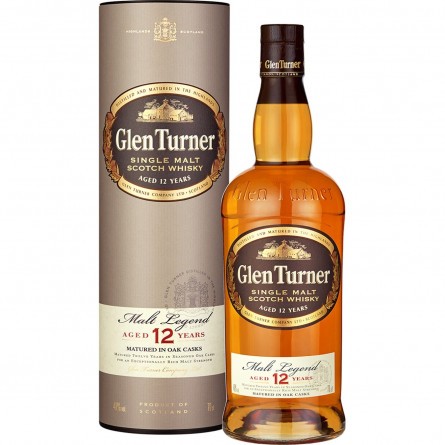 Виски Glen Turner 12 лет 40% 0,7л