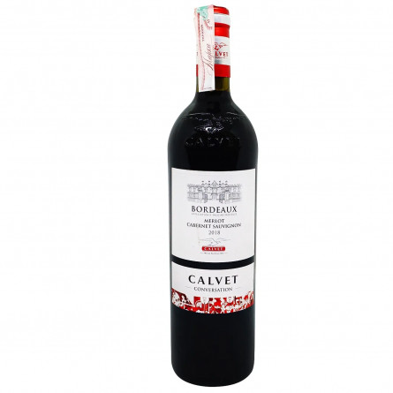 Вино Calvet Merlot Cabernet Sauvignon красное сухое 12% 0,75л