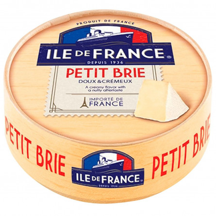 Сыр Ile de France Petit Brie мягкий 50% 125г slide 1