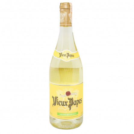 Вино Vieux Papes Blanc белое полусладкое 11% 0,75л slide 1