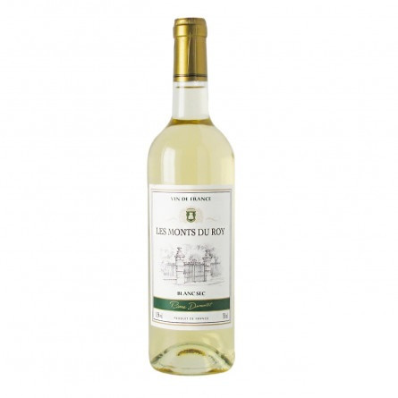 Вино Les Monts Du Roy Blanc Sec біле сухе 11.5% 0,75л slide 1