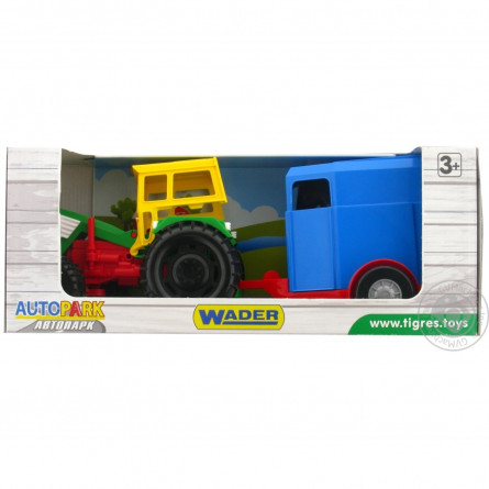 Іграшка Wader Трактор з причепом