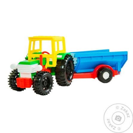 Іграшка Wader трактор з причепом