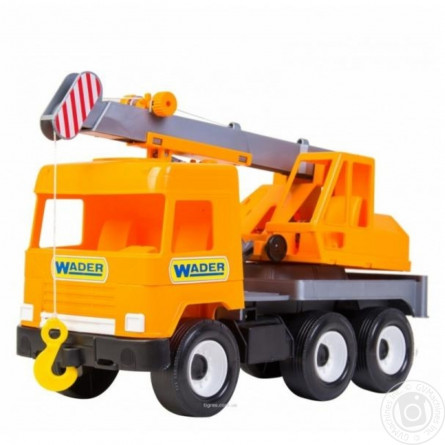 Игрушка Wader middle truck кран