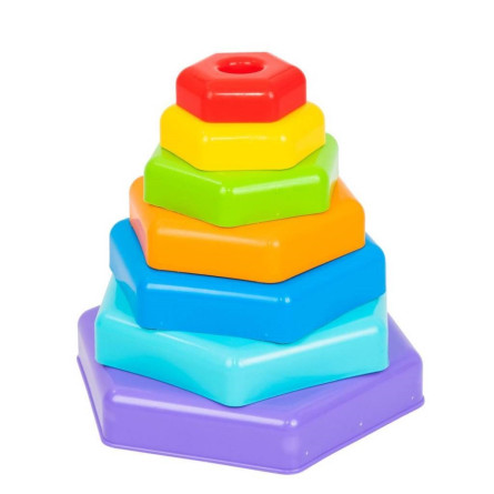 Іграшка Tigres Райдужна пірамідка slide 1
