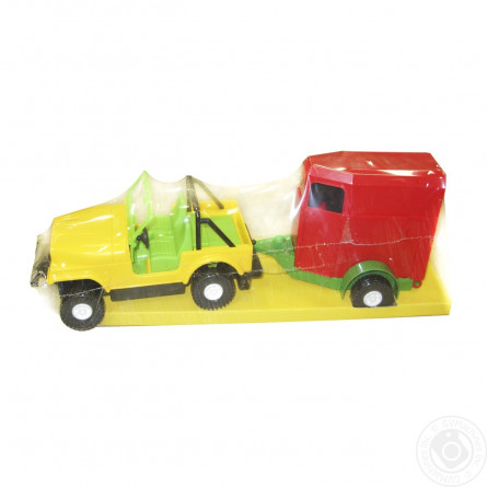 Іграшка Оріон Автомобіль Джип з причіпом