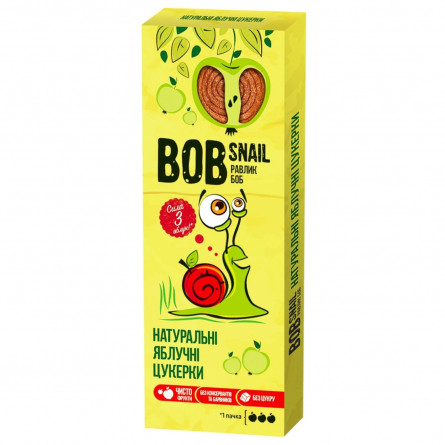 Конфеты Bob Snail натуральные яблочные 30г