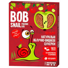 Конфеты Bob Snail яблочно-вишневые натуральные 120г mini slide 1