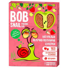 Конфеты Bob Snail яблочно-клубничные натуральные 120г mini slide 1