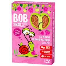 Цукерки Bob Snail натуральні яблучно-малинові 60г mini slide 1