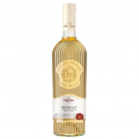 Вино Oreanda Muscat біле напівсолодке 9-13% 0,75л