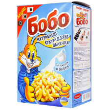 Палички кукурудзяні Бобо зі смаком молока 140г mini slide 1