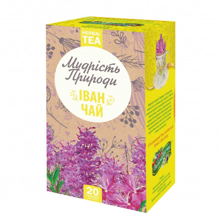 Чай Поліський чай Мудрость Природы Иван-чай травяной в пакетиках 1,5г*20шт