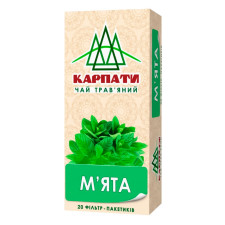 Чай травяной Карпати мята 1,25г*20шт mini slide 1