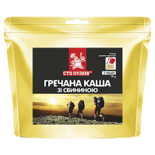 Каша гречана Сто пудів зі свининою 70г mini slide 1