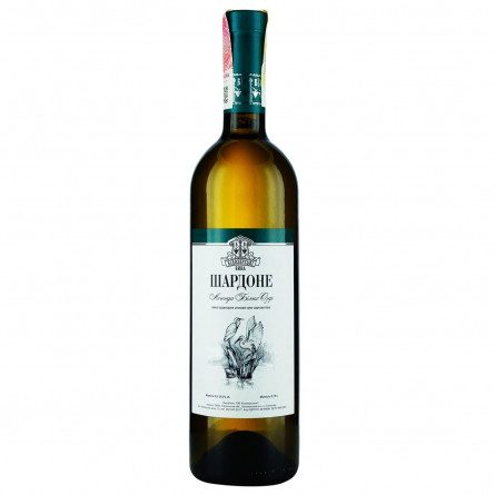 Вино Белозерские вина Шардоне сухое белое 9,5-14% 0,75л slide 1