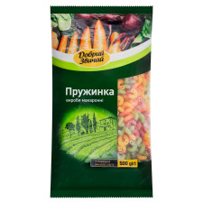 Макаронні вироби Добрий Звичай пружинка кольрова з м'яких сортів 500г mini slide 1