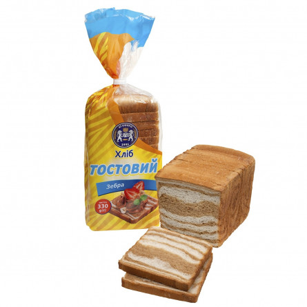 Хліб Кулиничі Тостовий Зебра 330г