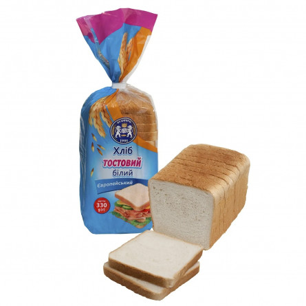 Хлеб Кулиничі Европейский тостовый белый 330г slide 1
