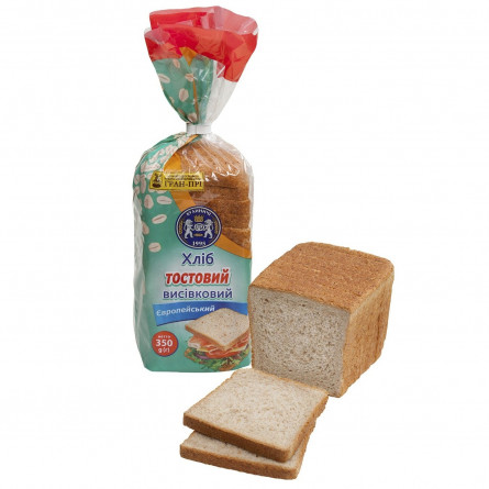 Хлеб Кулиничі Европейский тостовый отрубной 350г