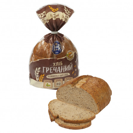 Хліб Кулиничі Гречаний нарізаний половина 350г