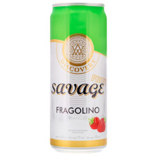 Напиток винный Savage Bianco Fragolino полусухой белый слабогазированный 7,5% 0,33л mini slide 1