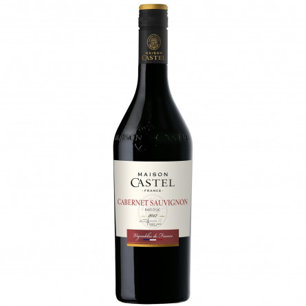 Вино Cabernet Sauvignon Castel красное сухое 13% 0,75л slide 1