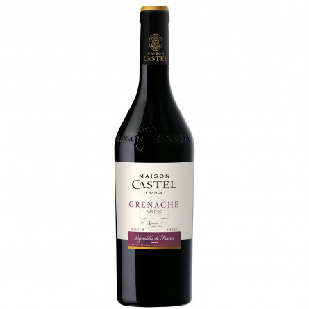 Вино Maison Castel Grenache червоне напівсолодке 12,5% 0,75л slide 1
