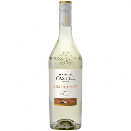 Вино Maison Castel Chardonnay белое полусухое 12.5% 0,75л slide 1
