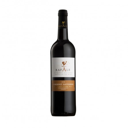 Вино Rafale Cabernet Sauvignon Pays D'OC червоне напівсухе 13% 0,75л