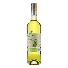 Вино La Fontaine Chardonnay біле сухе 12% 0,75л mini slide 1
