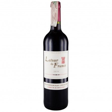 Вино Latour de France Cotes du Roussillon красное сухое 14,5% 0,75л slide 1