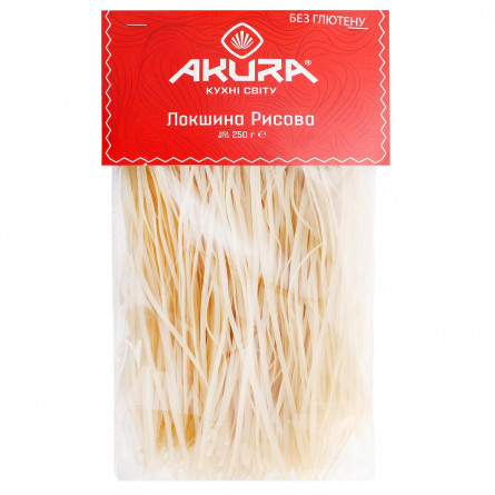 Макаронные изделия Akura Лапша рисовая 250г