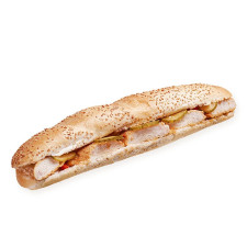 Сэндвич-багет Чудо-піч с куриным шашлыком и овощами 210г mini slide 1