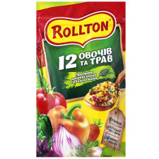 Приправа Роллтон універсальна 12 овочів та травв гранулах 200г mini slide 1