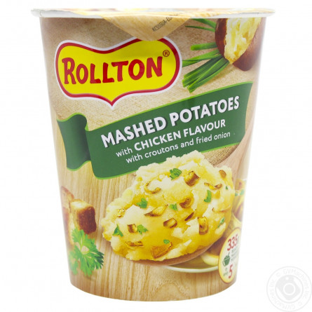 Пюре картопляне Роллтон зі смаком курки 55г slide 1