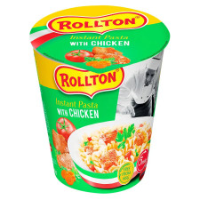 Макаронні вироби Rollton швидкого приготування з куркою 70г mini slide 1
