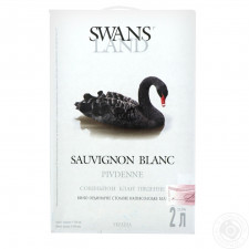 Вино Swans Land Sauvignon Blanc біле напівсолодке 9-12% 2л mini slide 1