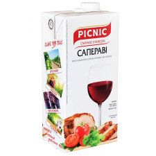 Вино Picnic Саперави красное сухое 9,5-14% 1л mini slide 1