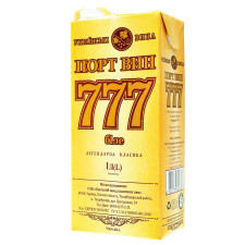 Вино Портвін 777 біле кріплене 14,5% 1л mini slide 1