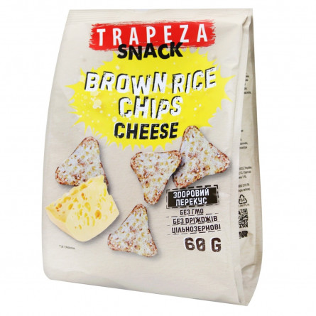 Чипсы Трапеза рисовая со вкусом сыра 60г