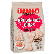 Чіпси Trapeza рисові зі смаком томата 60г mini slide 1