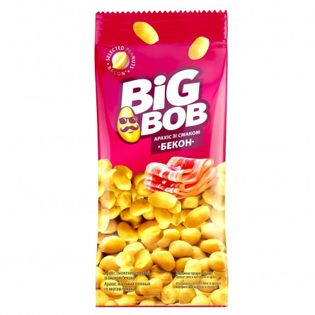 Арахис Big Bob жареный соленый со вкусом бекона 60г