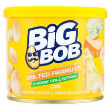 Арахіс Big Bob зі смаком сиру з/б 120г mini slide 1