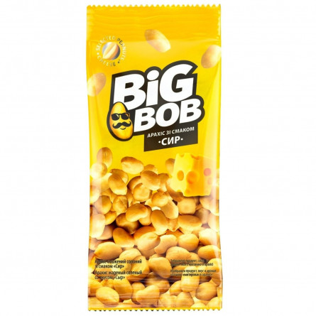 Арахіс Big Bob смажений зі смаком сиру 60г slide 1
