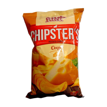 Чіпси Flint Chipster's картопляні зі смаком Сир 70г
