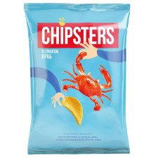 Чіпси Flint Chipster's картопляні зі смаком крабу 130г mini slide 1
