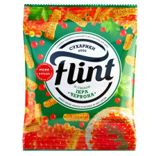 Сухарики Flint зі смаком червоної ікри 70г mini slide 1