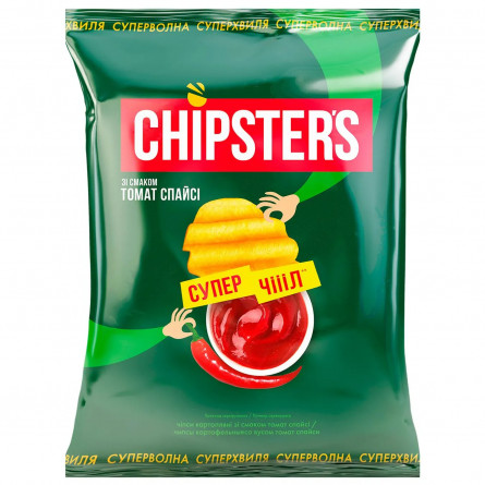 Чіпси Chipsters Томат Спайсі 110г slide 1