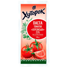 Паста томатная Хуторок 25% 70г mini slide 1